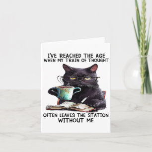 Katze, die ich im Alter erreicht habe, als mein Zu Karte