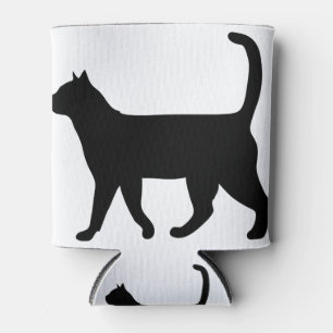 Katze Die Silhouette außer Hauskatze. Dosenkühler