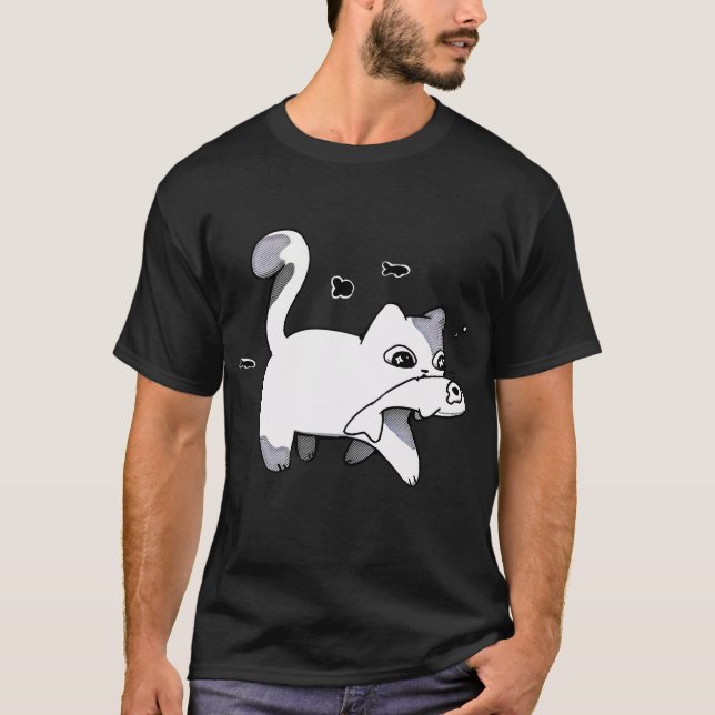 Katze dinna T-Shirt (Vorderseite)