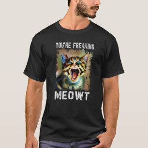 Katze Du machst mich völlig verrückt Vintage-Katz T-Shirt
