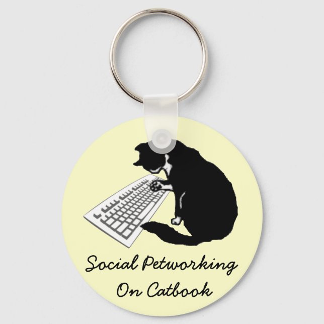 Katze eingeben schlüsselanhänger (Vorderseite)
