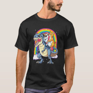 Katze Einhorn Dinosaurrex T-Shirt
