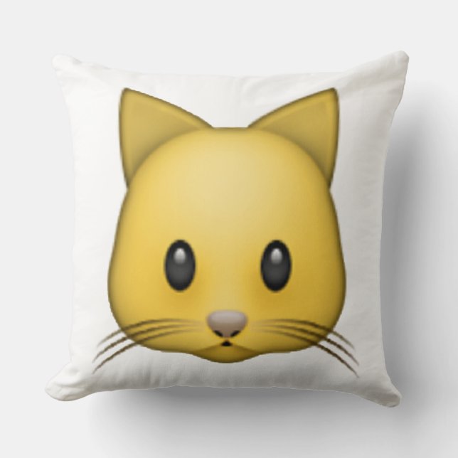 Katze - Emoji Kissen (Vorderseite)