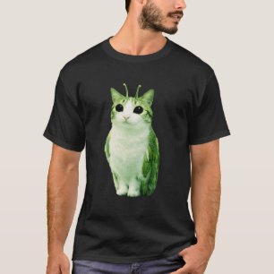 Katze Eule Lustige Außerirdische Katze Verflucht I T-Shirt