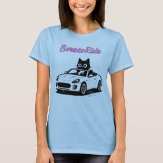 Katze-Fahren-Meme T-Shirt