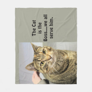 Katze Fleecedecke