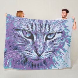 Katze Fleecedecke