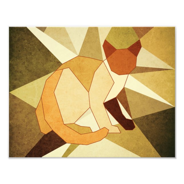 Katze Fotodruck (Vorne)