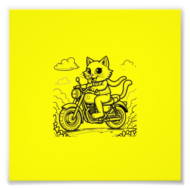 Katze Fotodruck (Vorne)