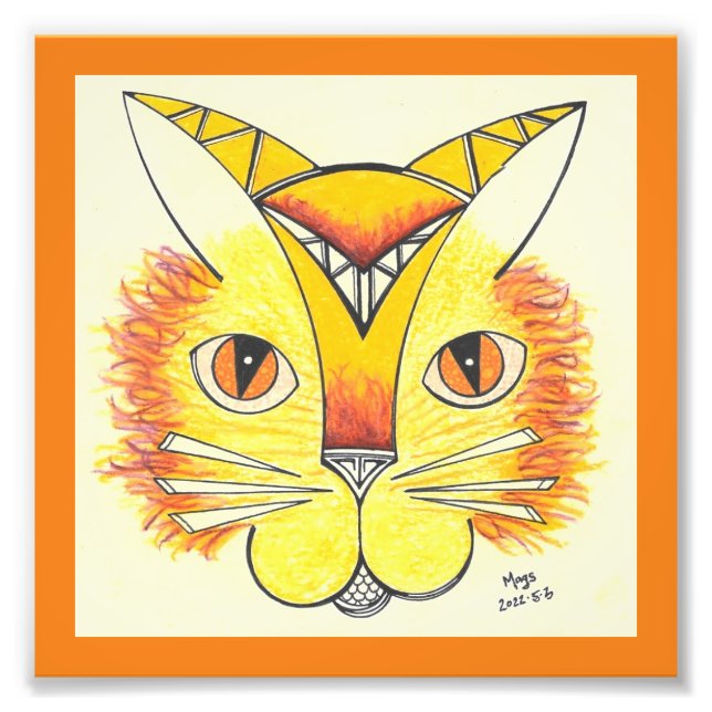 Katze Fotodruck (Vorne)