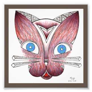 Katze Fotodruck