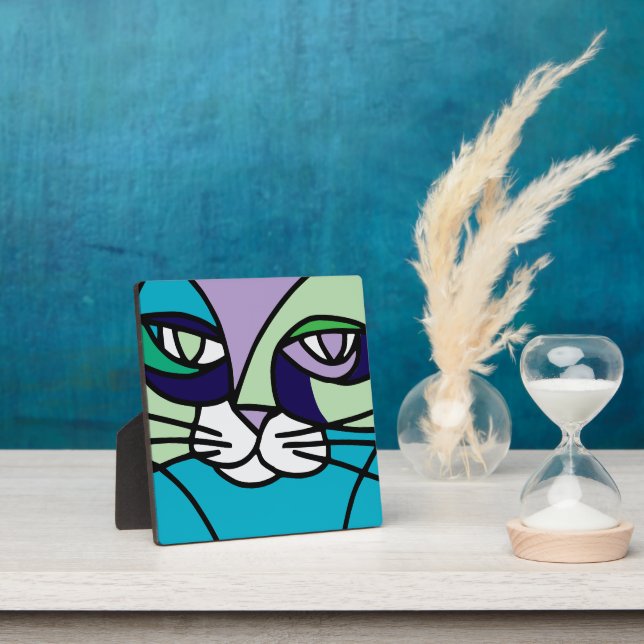 Katze Fotoplatte (InSitu)