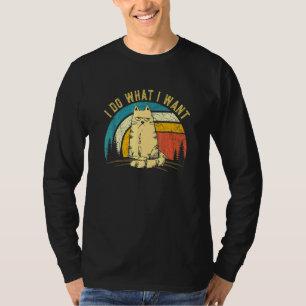 Katze Für Katzenmama Katzenpapa mache ich, was ich T-Shirt
