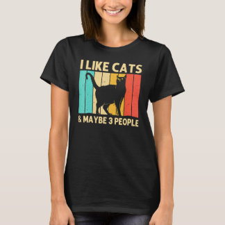 Katze Für Männer Frauen Schwarze Katze Katzenliebh T-Shirt