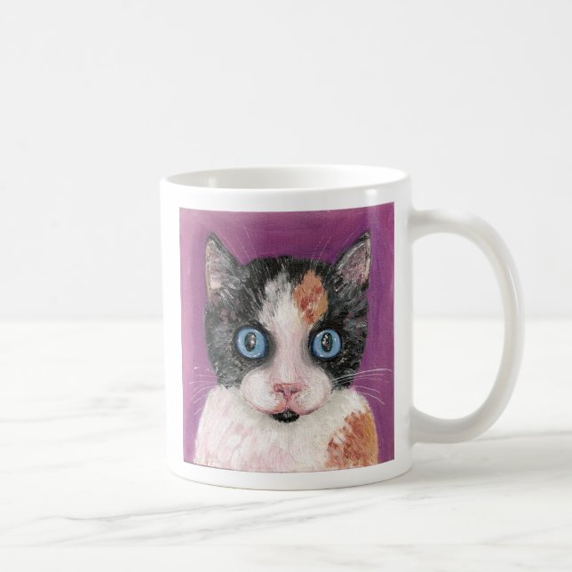 Katze für Tee Kaffeetasse (Rechts)