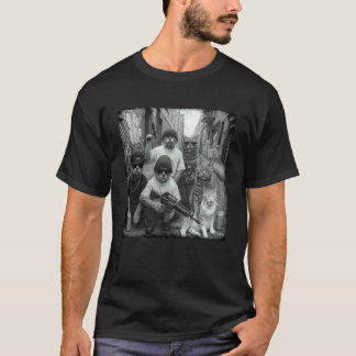 Katze Gangster Lustig Sarkasmus Katze Meme Katzenl T-Shirt
