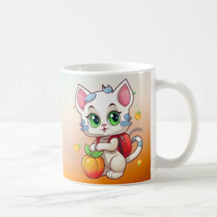 Katze geht zur Schule-85241 Kaffeetasse