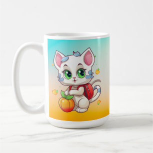 Katze geht zur Schule - Katzen Schule-85241 Kaffeetasse
