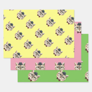 KATZE GESCHENKPAPIER SET