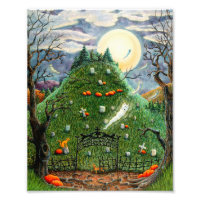 KATZE-GHOSTEN IN NEUN LEBENS FRIEDHOF, SPOOKY FOLK