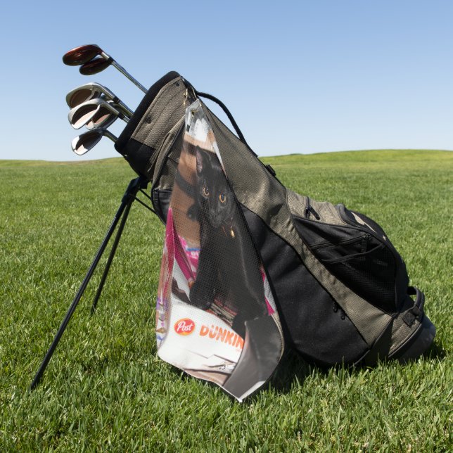 Katze Golfhandtuch (Gras)