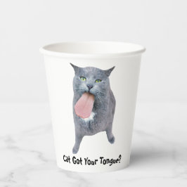 Katze Got deine Zunge? Pappbecher