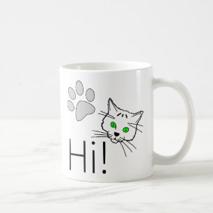 Katze - Hallo! Kaffeetasse