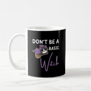 Katze Halloween Hexen sind keine einfache Hexe Kaffeetasse