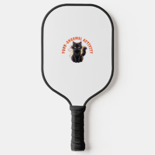 Katze Halloween Puranormale Aktivität Spooky C Pickleball Schläger