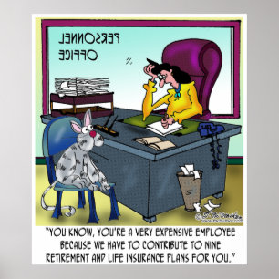 Katze hat 9 Leben-Versicherungen Poster