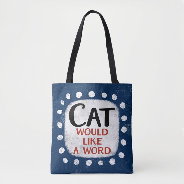 Katze hätte gerne eine Word-Tasche Tasche (Vorderseite)