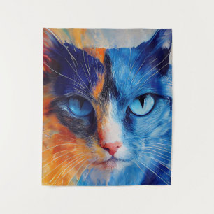 Katze Haustier Niedlich Adorable Animal Begleiter Wandteppich