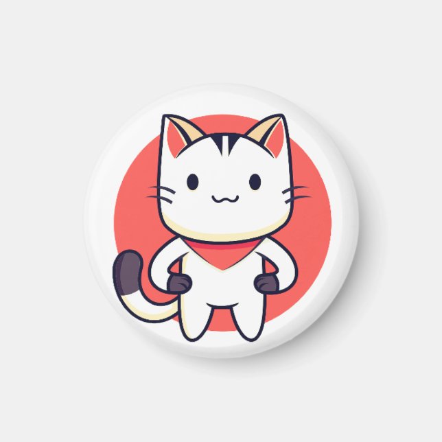Katze, Heimtiere, Tier Magnet (Vorne)
