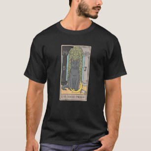 Katze Hohepriester Tarotkarte für einen Tarotkarte T-Shirt