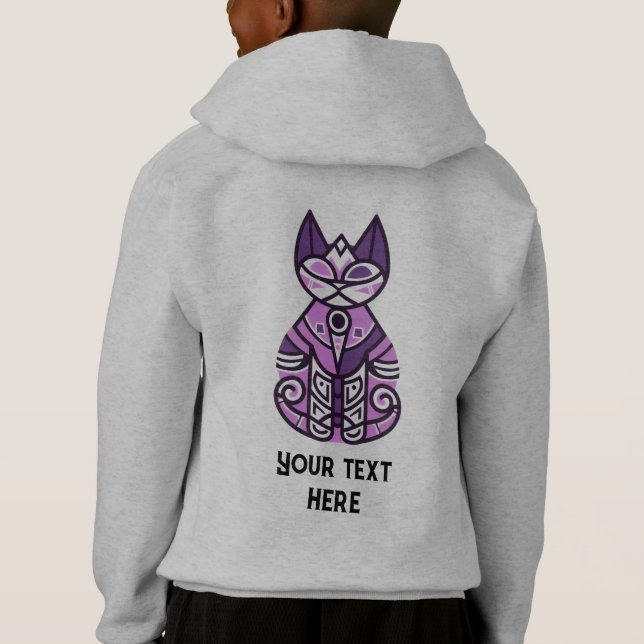 Katze Hoodie (Rückseite)