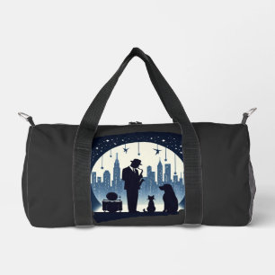 Katze, Hund, Jazz Duffle Bag