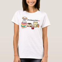 Katze Hund Liebhaber T-Shirt - Lebensnotwendigkeit