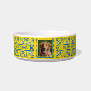 Katze Hund liebt mediterranen Stil Foto Name Napf