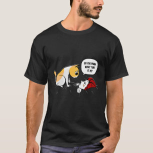 Katze hungrig ärgerlich T-Shirt