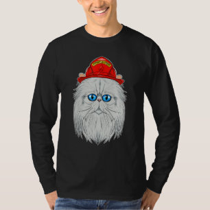 Katze I Fireman Katze I Feuerwehrmann Persische Ka T-Shirt
