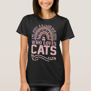 Katze Ich bin nur ein 8-jähriges Mädchen, das Lieb T-Shirt