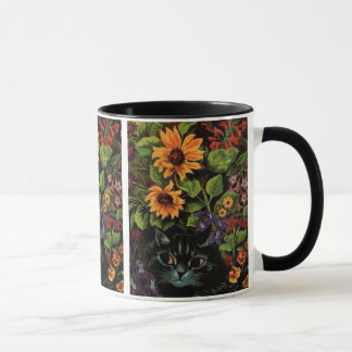 Katze im Blumengarten ・ Louis Wain ・ Tasse