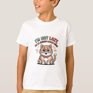 Katze im Energiesparmodus T-Shirt