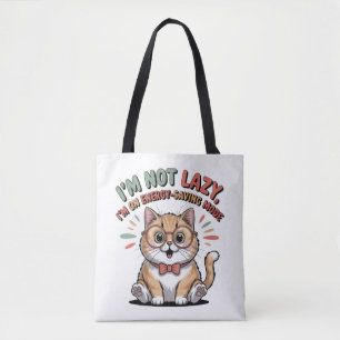 Katze im Energiesparmodus Tasche