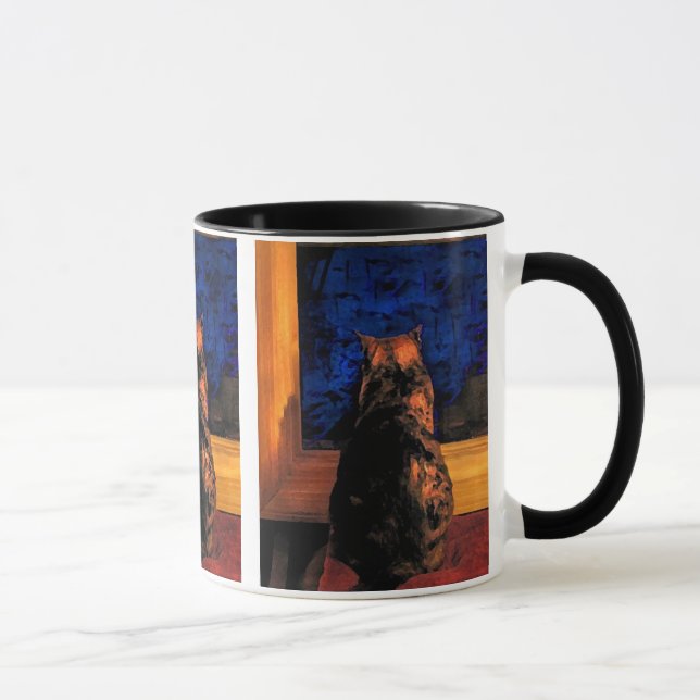 Katze im Fenster Tasse (Rechts)