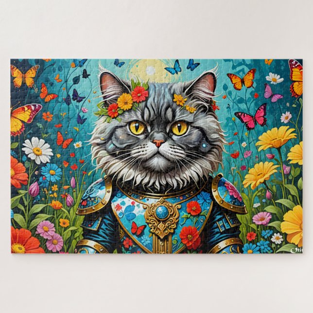 Katze im Garten der Irdischen Freuden 2 (Horizontal)