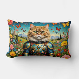 Katze im Garten der Irdischen Freuden 2 Lendenkissen