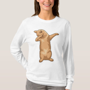 Katze im Hip Hop Dance Dab T-Shirt
