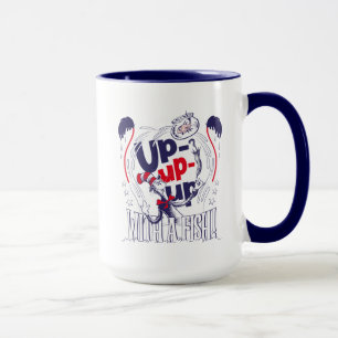 Katze im Hut   Aufblähen mit einem Fisch Tasse