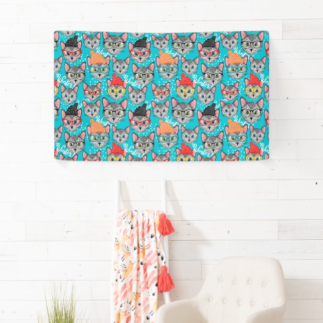 Katze im Hut Banner (Insitu)